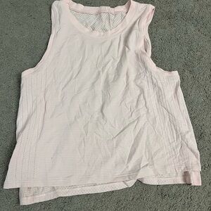 Lululemon Workout Tank Top in Light Pink